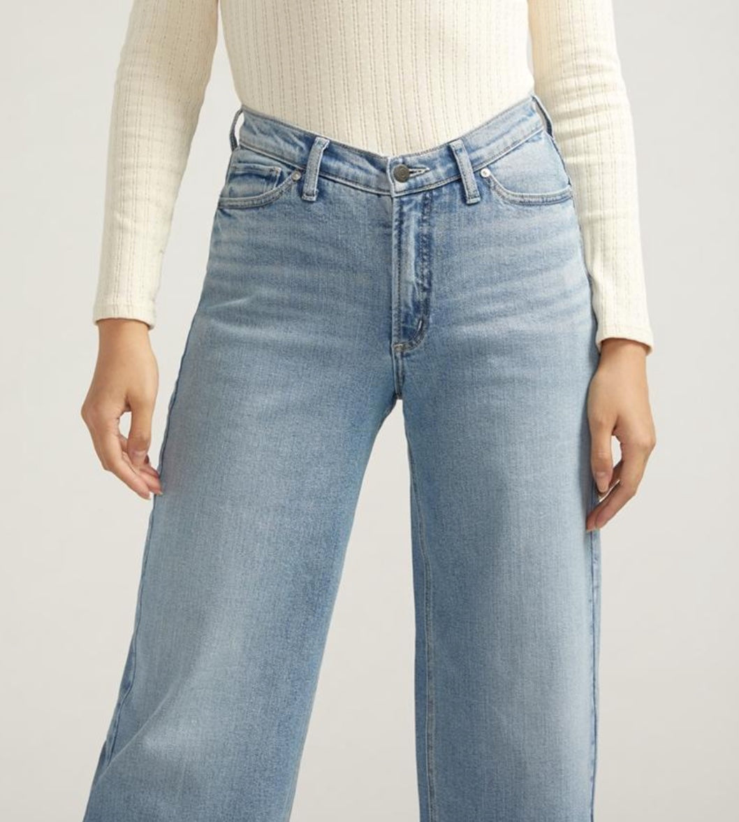 V front wide leg- Silver Jeans