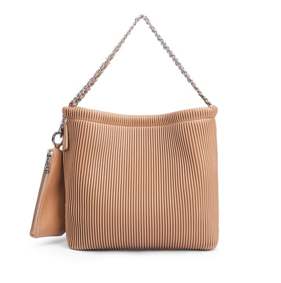 Isabella pleated shoulder bag- Pixie Mood