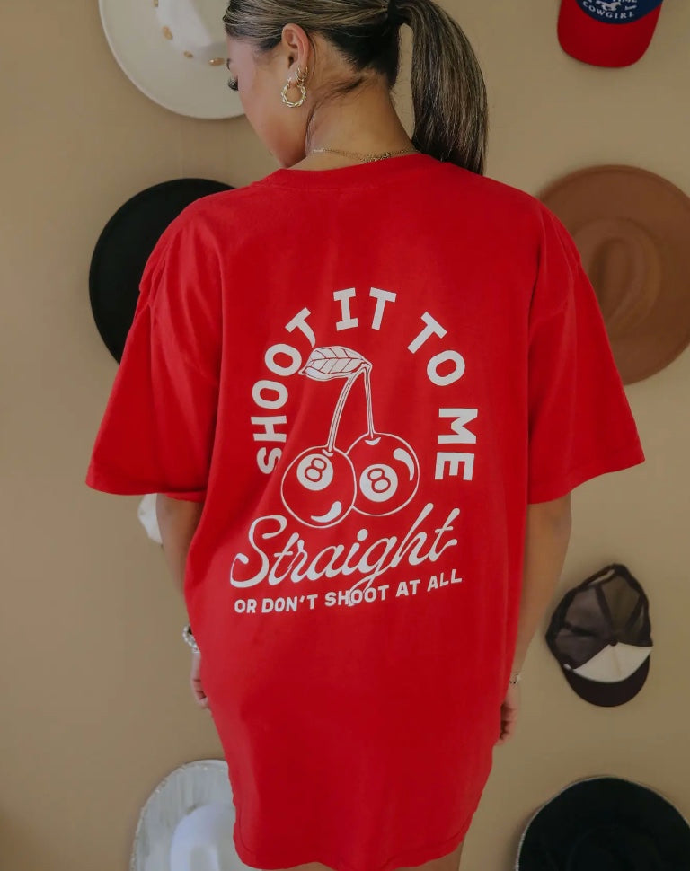 Straight Shooter graphic t