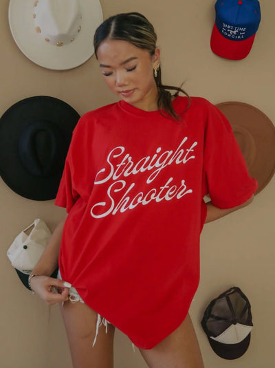 Straight Shooter graphic t