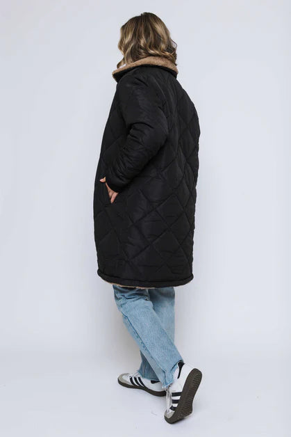 Sydney Reversible Sherpa Coat