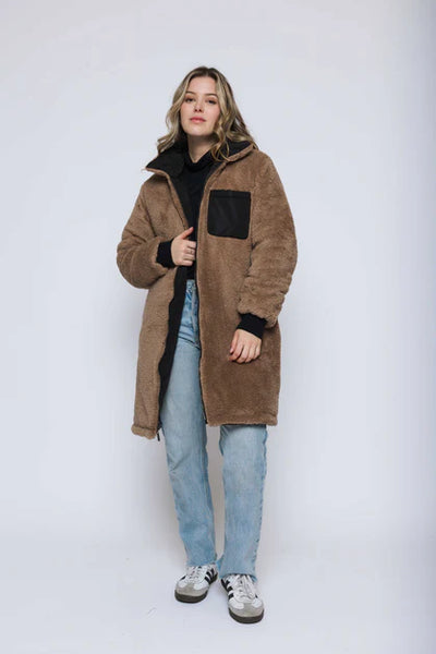 Sydney Reversible Sherpa Coat