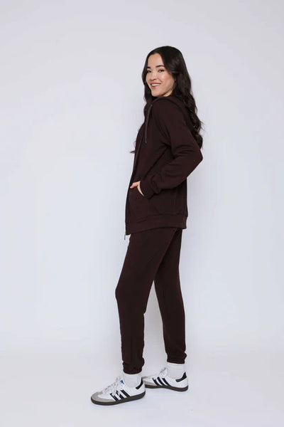 Tina Luxe Oversized Zip Hoody