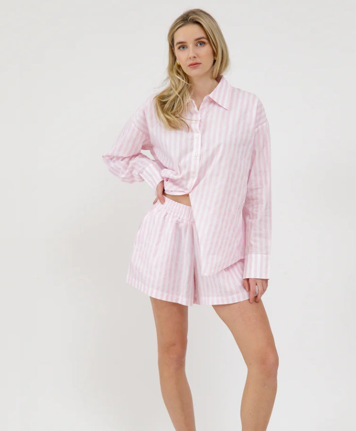 Poplin Button Up - BRUNETTE THE LABEL
