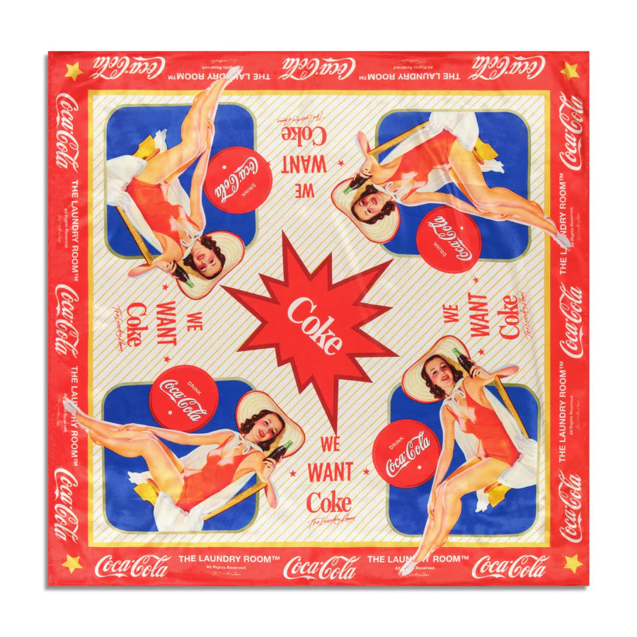 We Want Coke Silky Bandana