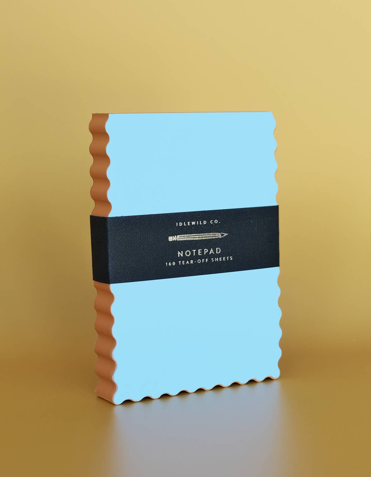 Mini Wave Shaped Notepad | Teal + Orange – Prairie Girl the label