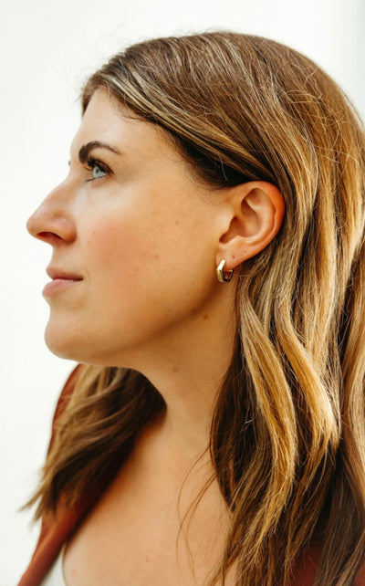 Jennifer Elizabeth Lyn huggie earrings