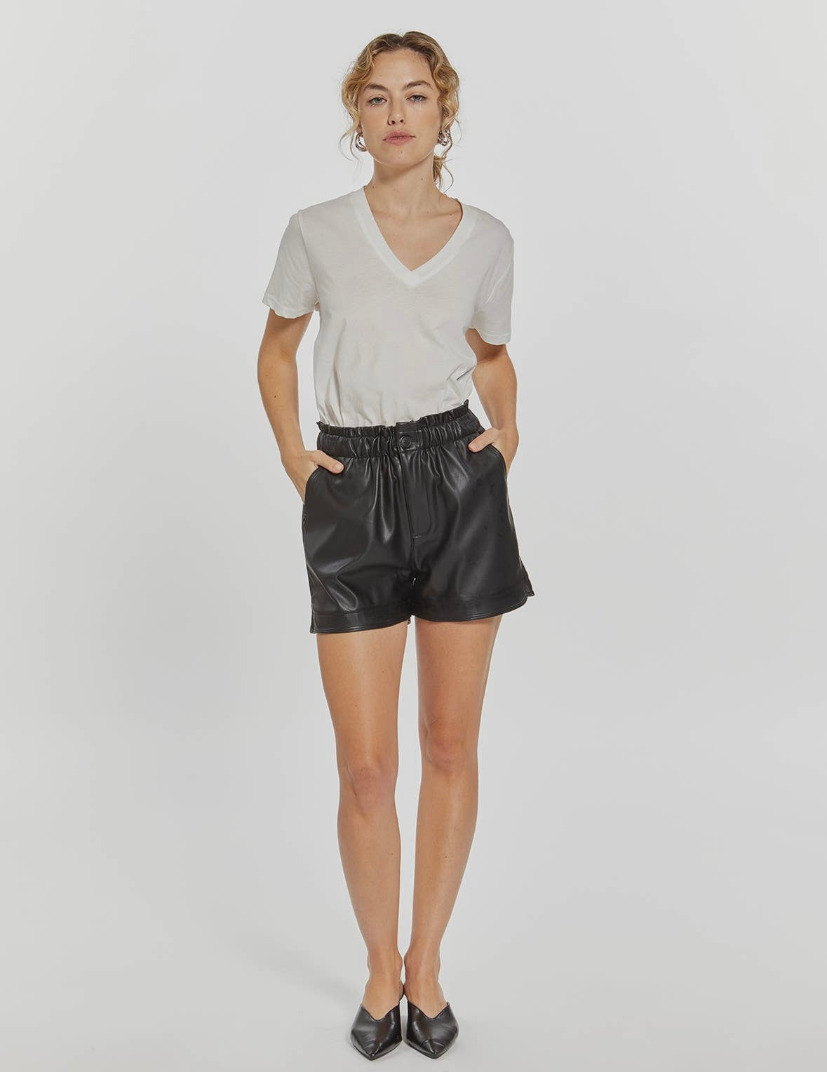 The Weekend pleather shorts