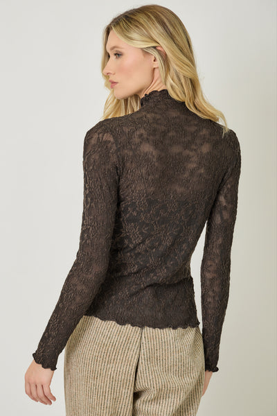 Lettuce Edge Textured Top