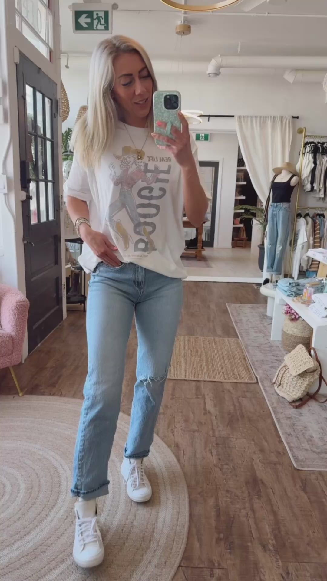 Real life boogie oversized tee