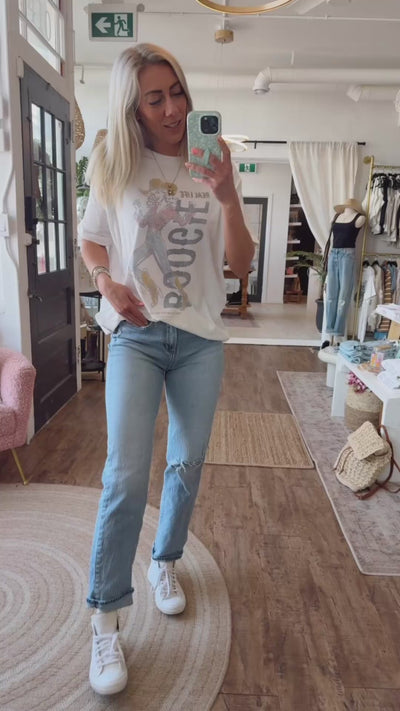 Real life boogie oversized tee