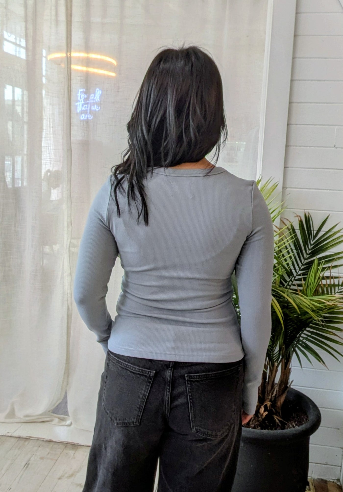 Plush Rib Long Sleeve