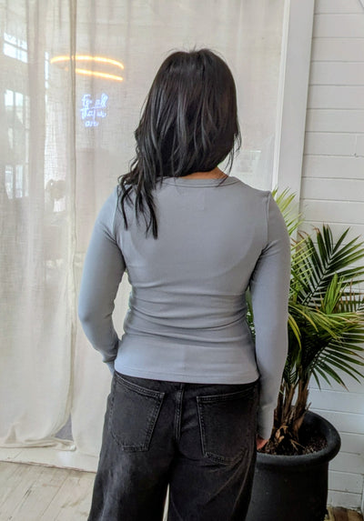 Plush Rib Long Sleeve