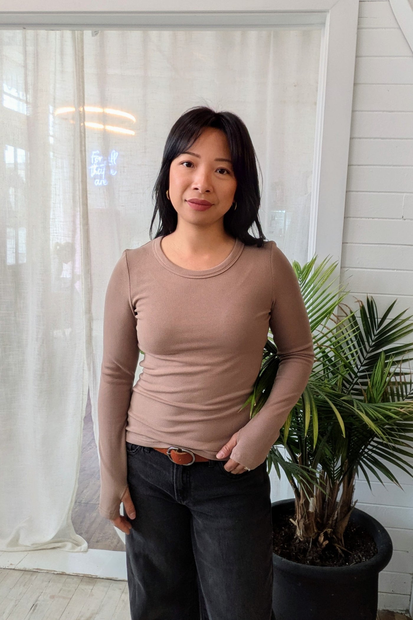 Plush Rib Long Sleeve