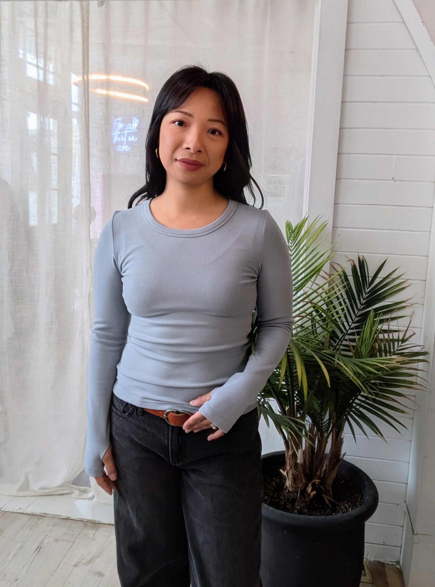 Plush Rib Long Sleeve