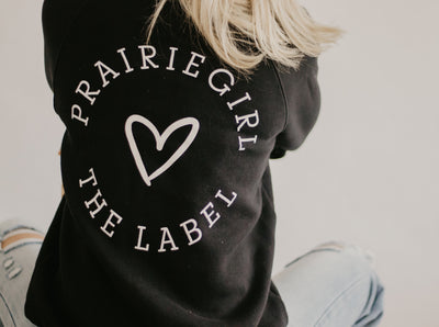 Prairie Girl Circular Logo Crew