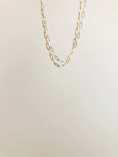 Park + buzz paperclip necklace