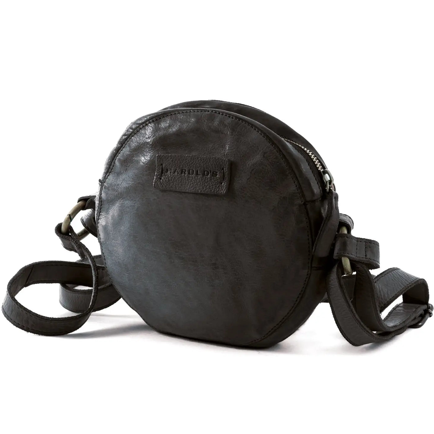 Leather Circle shoulder bag