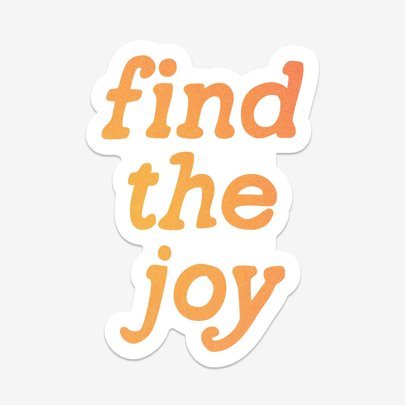 find the joy sticker