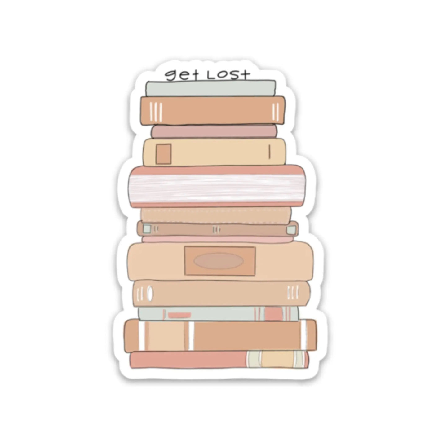 Book lover sticker