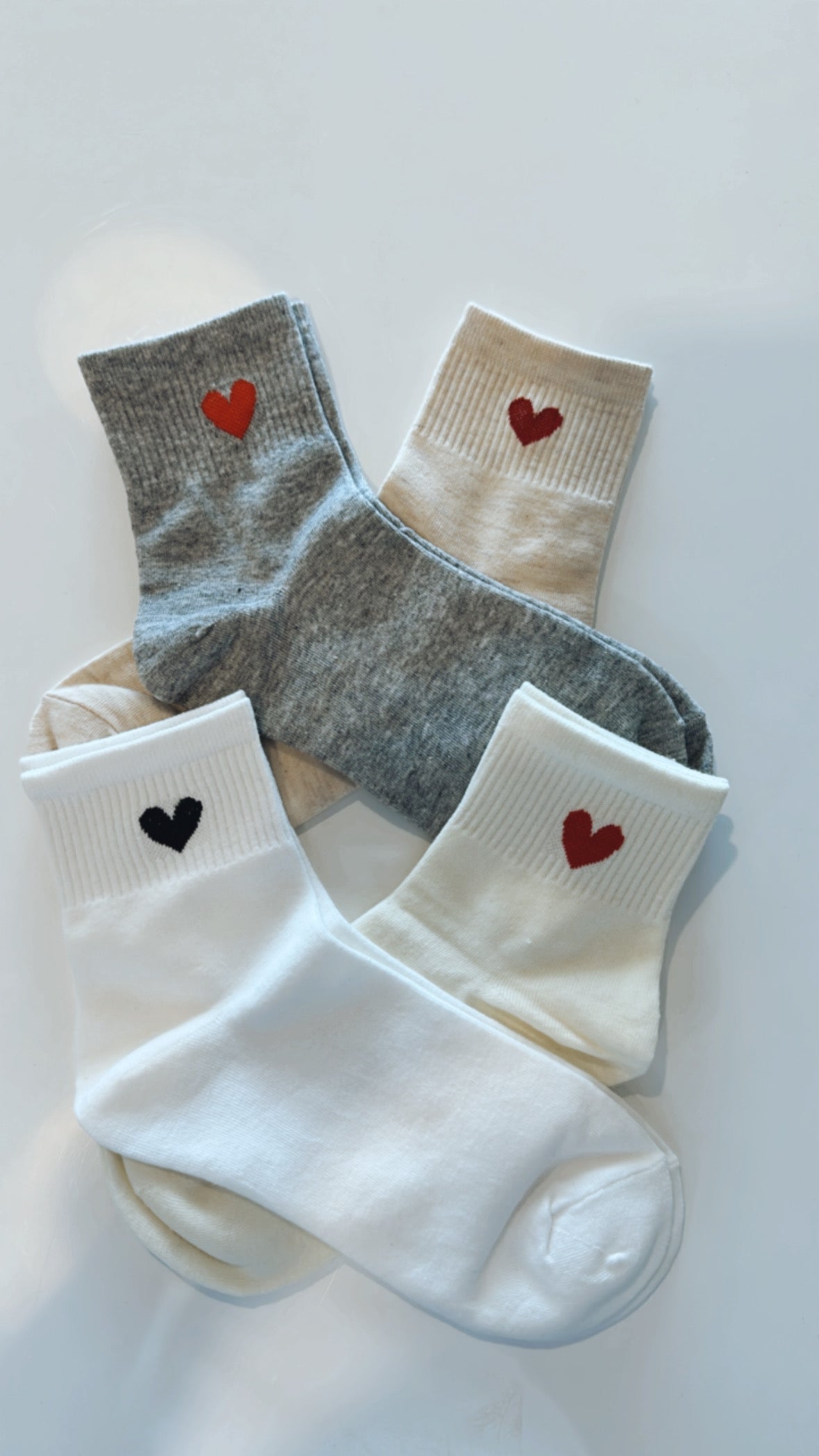 Heart socks