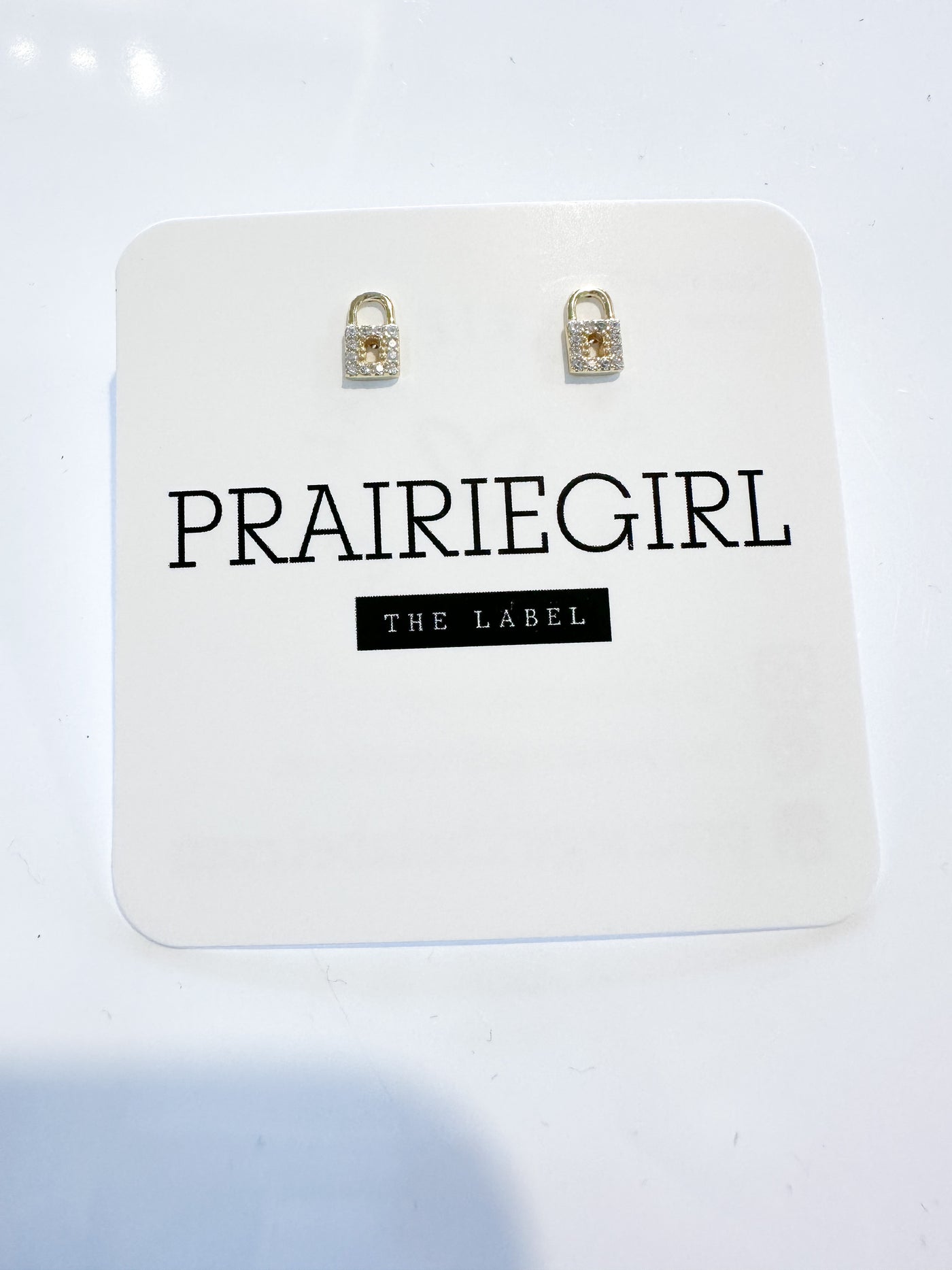 Prairie girl stud earring