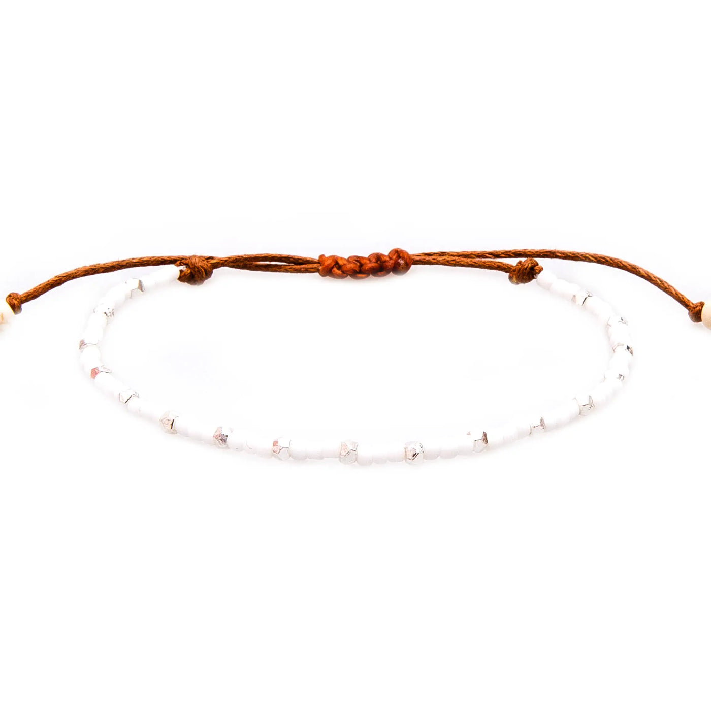 Single strand bead bracelets